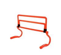 XIEHYA Haies D'agilité Lot de 6 Haies d'entraînement Football Portables, d'agilité, Vitesse pliométriques, Barre Saut Pliable et réglable(6Pcs Orange)