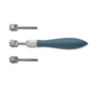 Xiem Tools USA Art Roller Mini, Set A with Fish pattern, Plant pattern and Dot pattern (ARMSA-10125)