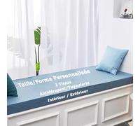 XIEMINLE Assise Coussin de Meuble d'intérieur, Coussin pour Banc de Taille Personnalisée, 2/3/4 Places, Coussin de Banc de Jardin Imperméable, Coussin Siège Meubles D'intérieur et D'extérieur