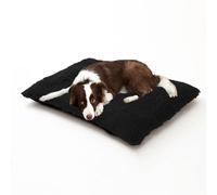 XIEMINLE Coussin chaud pour cage de chien de taille moyenne et grande pour animal domestique - Matelas doux avec housse amovible - Tapis apaisant pour chat avec base antidérapante (100 x 70 x 10 cm