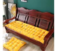 XIEMINLE Coussin de banc 2/3/4 places, canapé et chaise rectangulaire pour baie vitrée, chambre à coucher, chaise de salle à manger, porche (53 x 53 x 6 cm, style 8)