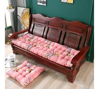 XIEMINLE Coussin de banc 2/3/4 places, canapé et chaise rectangulaire pour baie vitrée, chambre à coucher, chaise de salle à manger, porche (53 x 53 x 6 cm, style 9)