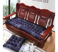 XIEMINLE Coussin de banc 2/3/4 places, canapé et chaise rectangulaire, pour chambre à coucher, chaise de salle à manger, porche, chaise (53 x 200 x 6 cm, style 4)