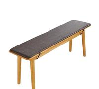 XIEMINLE Coussin de banc 2/3 places pour intérieur - pour banc à chaussures, fenêtre, balancelle, tatami, coussin antidérapant pour meubles avec attaches - Tapis de banc de salle à manger en bois (180