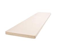 XIEMINLE Coussin de banc antidérapant et lavable avec housse amovible - 5 cm d'épaisseur - pour cuisine et maison - 2 ou 3 places (160 x 40 x 5 cm, blanc)