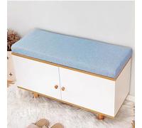 XIEMINLE Coussin de banc de chaussures de 5 cm, long coussin d'intérieur avec fond antidérapant, 2/3 places, coussin de banc de salle à manger, canapé, rénovation, pour balancelle, tatami maison (80 x