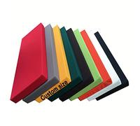 XIEMINLE Coussin de banc de jardin amovible et lavable de taille personnalisée avec fermeture éclair, 2 ou 3 places pour balancelle, porche