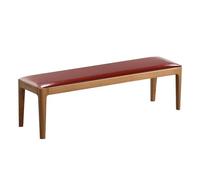 XIEMINLE Coussin de banc de salle à manger en cuir pour balancelle 2, 3 ou 4 places - Imperméable - Coussin de canapé avec fermeture éclair pour balancelle (40 x 30 cm, rouge)