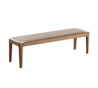 XIEMINLE Coussin de banc de salle à manger en cuir pour balancelle 2, 3 ou 4 places - Imperméable - Coussin de canapé avec fermeture éclair pour balancelle (180 x 50 cm, gris)