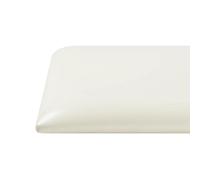 XIEMINLE Coussin de banc en cuir imperméable et doux pour chaise de salle à manger 2, 3 ou 4 places, antidérapant (140 x 35 cm, blanc)