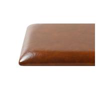 XIEMINLE Coussin de banc en cuir imperméable et doux pour chaise de salle à manger 2, 3 ou 4 places, antidérapant (80 x 30 cm, café)