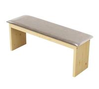XIEMINLE Coussin de banc en cuir imperméable pour chaise de salle à manger ou de salle à manger - Pour maison, jardin, baie vitrée, 2 ou 3 places (80 x 35 cm, gris)