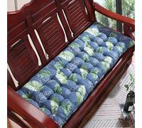 XIEMINLE Coussin de banc, meuble en bois, 8 cm d'épaisseur, tapis de chaise de cuisine 2/3 places, coussin rectangulaire pour balcon, salle à manger (48 x 160 x 8 cm, style 2)