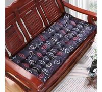 XIEMINLE Coussin de banc, meuble en bois, 8 cm d'épaisseur, tapis de chaise de cuisine 2/3 places, coussin rectangulaire pour balcon, salle à manger (55 x 180 x 8 cm, style 4)