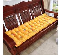 XIEMINLE Coussin de banc, meuble en bois, 8 cm d'épaisseur, tapis de chaise de cuisine 2/3 places, coussin rectangulaire pour balcon, salle à manger (55 x 150 x 8 cm, style 3)