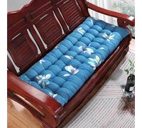 XIEMINLE Coussin de banc pour intérieur et meubles en bois, 8 cm d'épaisseur, tapis de chaise de cuisine 2/3 places, tapis rectangulaire pour balcon, salle à manger (55 x 180 x 8 cm, style 7)