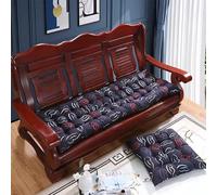 XIEMINLE Coussin de banc rectangulaire lavable et épais pour fenêtre, chaise de salle à manger, terrasse, cuisine (53 x 180 x 6 cm, style 12)