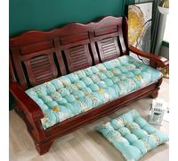 XIEMINLE Coussin de banc rectangulaire lavable et épais pour fenêtre, chaise de salle à manger, terrasse, cuisine (53 x 190 x 6 cm, style 10)