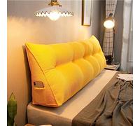 XIEMINLE Coussin dossier de lecture triangulaire pour tête de lit, très grand lit, coussin cale, coussin de dossier, coussin lombaire, pour lit, canapé, repos, lecture de livre, 180 x 50 x 25 cm,