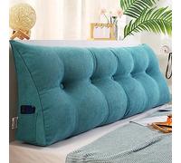 XIEMINLE Coussin lombaire triangulaire pour tête de lit - Pour baie vitrée - Tatami - Canapé - Chambre à coucher - Appuie-tête de lit - Coussin de dossier de lecture - Coussin lombaire - 200 x 50 x 20