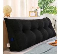 XIEMINLE Coussin lombaire triangulaire pour tête de lit - Pour baie vitrée - Tatami - Canapé - Chambre à coucher - Appuie-tête de lit - Coussin de dossier de lecture - Coussin lombaire - 120 x 50 x 20