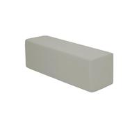 XIEMINLE Coussin rectangulaire pour accoudoir de canapé, taille personnalisée avec fermeture éclair, coussin épais pour canapé, lit et lecture, relaxation (70 x 20 x 20 cm, gris1)