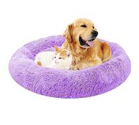 XIEMINLE Coussin rond pour chien - Coussin orthopédique - Lit pour chien - Lit pour chat et chat - Panier pour chat et chien - Lavable - Taille et couleur au choix (diamètre 130 cm)