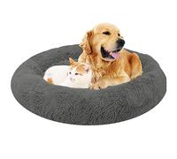 XIEMINLE Coussin rond pour chien - Coussin orthopédique - Lit pour chien - Lit pour chat et chat - Panier pour chat et chien - Lavable - Taille et couleur au choix (diamètre 130 cm)