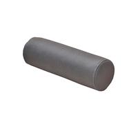 XIEMINLE Coussin rond pour le dos, les genoux, le soutien du cou, l'appui-tête avec housse amovible, coussin de canapé, accoudoir cylindrique (50 x 20 cm, gris foncé)