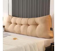 XIEMINLE Grand coussin dossier cale, coussin de positionnement triangulaire pour tête de lit, coussin de soutien lombaire confortable pour lecture, repos ou assise - Coussin doux pour lire et lire