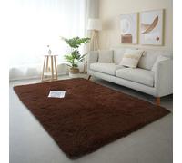 XIEMINLE Grand tapis à poils longs doux pour chambre à coucher - Tapis de sol en peluche moelleuse et confortable - Tapis de sol lavable et antidérapant pour chambre d'enfant, salon et couloir (120 x