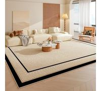 XIEMINLE Grand tapis de salon, antidérapant, lavable et doux, à poils ras qui ne perd pas ses poils, moderne, pour salle à manger, cuisine, bureau, chambre à coucher (120 x 160 cm, Style 11)