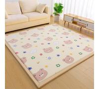 XIEMINLE Grand tapis moderne en peluche lavable, à poils courts, antidérapant, pour salle de jeux, salon, chambre d'enfants (120 x 180 cm, Style 1)