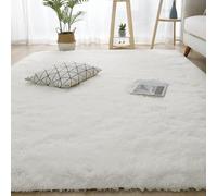 XIEMINLE Grand tapis super doux pour salon, tapis antidérapant et antidérapant à poils épais lavable pour chambre à coucher et cuisine (120 x 180 cm, beige)