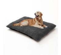 XIEMINLE Lit apaisant pour chien et chien - Matelas moelleux anti-anxiété pour animal domestique - Lavable - Coussin en peluche douce pour chiot et chat - Avec fond antidérapant (120 x 90 x 10 cm