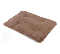 XIEMINLE Lit auto-chauffant pour chat - Tapis moelleux pour chat et chaton - Tapis moelleux avec fond antidérapant - 50 x 36 x 4,5 cm - Marron