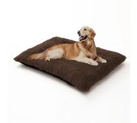 XIEMINLE Lit calmant pour chien et chien - Matelas moelleux anti-anxiété pour animal domestique - Lavable - Coussin en peluche douce pour chiot et chat - Avec fond antidérapant (100 x 70 x 10 cm