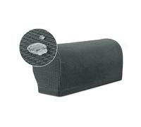 XIEMINLE Lot de 2/4/6 housses de meubles extensibles pour accoudoirs, accoudoirs inclinables, housses de protection de meubles (gris foncé)