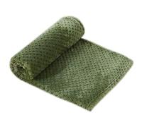 XIEMINLE Lot de 2 couvertures de lit pour chien et chat de petite et moyenne taille (vert, 2 pièces, 100 x 70 cm)