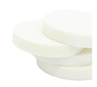 XIEMINLE Mousse d'ameublement ronde haute densité - Rembourrage en mousse ferme - Parfait pour coussins de chaises, canapés, tapis de sol, siège de fenêtre (épais 8 cm, 30 x 30 cm)