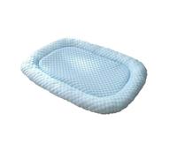 XIEMINLE Tapis rafraîchissant pour chien et chat - Matelas confortable avec fond antidérapant - Couverture apaisante pour chiots et animaux de compagnie - En été chaud (75 x 55 x 4 cm, bleu)