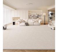 XIEMINLE Tapis ultra doux à poils longs qui ne perd pas ses poils avec envers antidérapant et lavable, pour salon, chambre à coucher, salle à manger, cuisine (160 x 230 cm, style 9)
