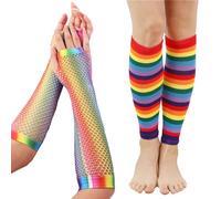 XIEXIESHER Jambière Guêtres, 80s 90s Vetement Fluo, Couleur Femmes Taille Unique, Pour Carnaval pour Danser, 80-90 pour les Fêtes à Thème, Yoga, Gym, Course, Gymnastique