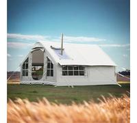 XifeZylith Tentes Gonflables pour Winter Camping, Tente Familiale Gonflable XXL Maison Gonflable Adulte avec Pompe À Air, Imperméable, Coupe-Vent, Tente Gonflable D'extérieur pour 6-8 Personnes