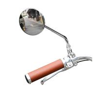 XIFOWE Vintage Bike Mirror Metal Bicycle Mirrors for Handlebars Rearview Mirror Cruiser Bike Mirror Electric Bike Mirror Side Mirror Side Mirror Steel Frame for the Retro Bike Parts