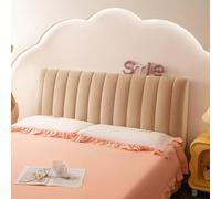 XIFUHUI Housse de tête de lit, épaisse, matelassée, extensible, tout compris - Housse épaisse pour une variété de têtes de lit (champagne, 190 cm)