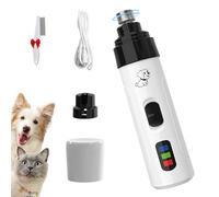 Xifyjus Heusom Silent Groom Pro Tondeuse à Ongles pour Chiens, Tondeuse à Ongles électrique avec Protection, Broyeur Silencieux pour Chiots, Charge USB Rapide Et Têtes De Meulage De Rechange(1pc)