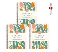 Xifyjus La Bible En Un An: Un Voyage De 52semaines à Travers La Parole De Dieu, Nouvelle Bible à Reliure Spirale Espace Pour Les Notes, Outils D'étude Hebdomadaires Et Annuels Pour Les Femmes