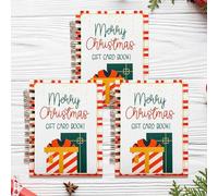 Xifyjus Livret De Survie De Noël à Spirales, Carnet Souvenir De Noël à Spirales (Pages 5x7), Porte-Cartes De Noël à Faire Soi-Même pour étudiants, Colis De La Part des Parents