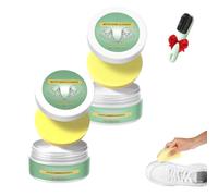 Xifyjus Nettoyant Pour Chaussures Blanc Rozino, Nouveau Kit De Pâte Solide Multifonctionnelle Sans Lavage Baskets, Sans Eau, Crème Détachante Pour Chaussures Blanches Avec éponge Et Brosse